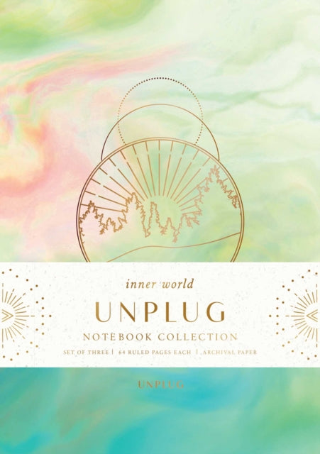 Unplug Sewn Notebook Collection : Set of 3-9781647222192