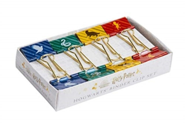 Harry Potter: Hogwarts Binder Clips : Set of 8-9781647222703