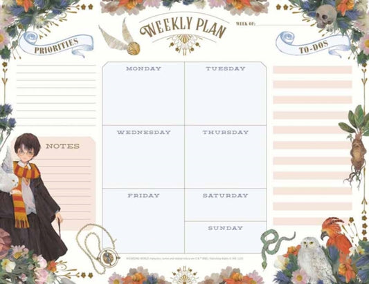 Harry Potter Anime Weekly Planner Notepad-9781647226879