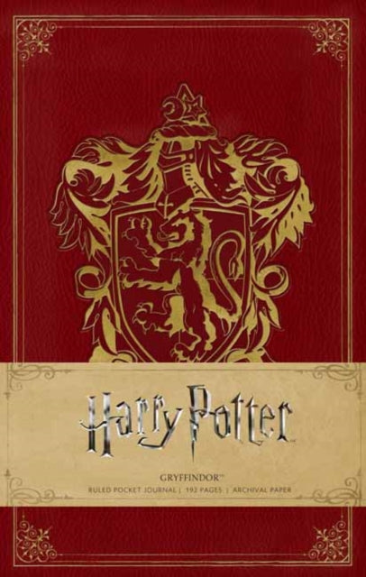 Harry Potter: Gryffindor Ruled Pocket Journal-9781683830313