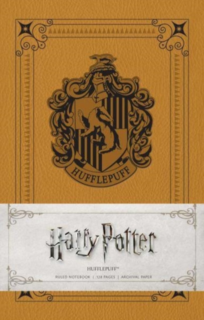 Harry Potter: Hufflepuff Ruled Notebook-9781683832867