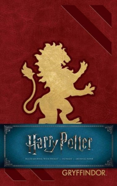 Harry Potter Gryffindor Hardcover Ruled Journal : Redesign-9781683833178