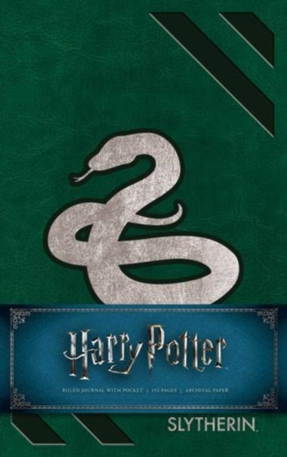 Harry Potter Slytherin Hardcover Ruled Journal : Redesign-9781683833185