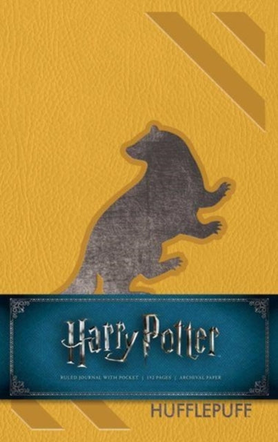 Harry Potter Hufflepuff Hardcover Ruled Journal : Redesign-9781683833192