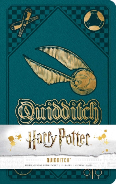 Harry Potter: Quidditch Hardcover Ruled Journal-9781683833253