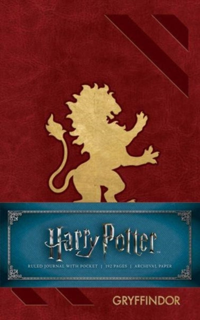 Harry Potter: Gryffindor Ruled Pocket Journal-9781683833710