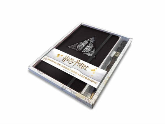 Harry Potter: Deathly Hallows Hardcover Ruled Journal : With Pen-9781683837640