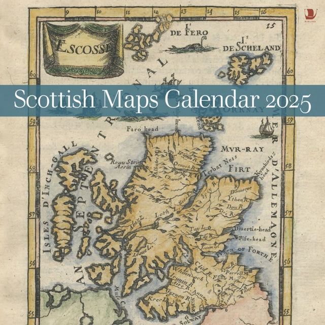 Scottish Maps Calendar 2025-9781780278568
