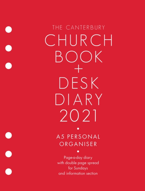 The Canterbury Church Book & Desk Diary 2021 A5 Personal Organiser Edition-9781786222510