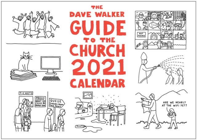 The Dave Walker Guide to the Church 2021 Calendar-9781786222527