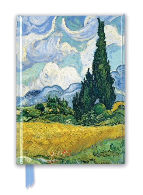Van Gogh: Wheat Field with Cypresses (Foiled Journal)-9781787550049