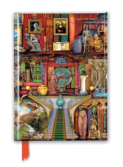 Aimee Stewart: Museum Bookshelves (Foiled Journal)-9781787550100