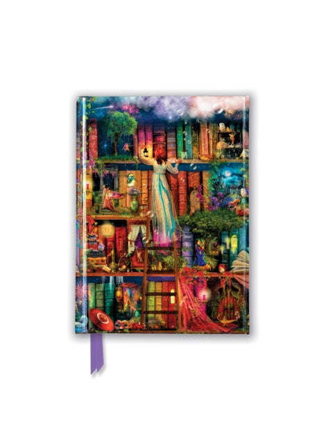 Aimee Stewart: Treasure Hunt Bookshelves (Foiled Pocket Journal)-9781787555822