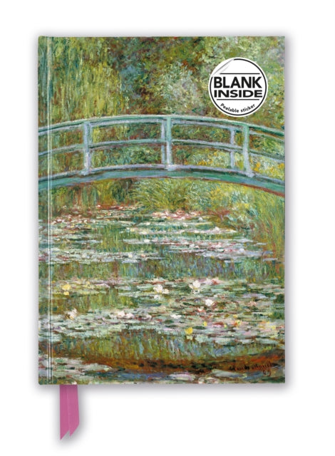 Claude Monet: Bridge over a Pond of Water Lilies (Foiled Blank Journal)-9781787558526