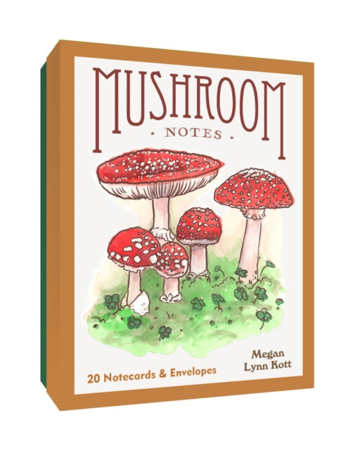 Mushroom Notes : 20 Notecards and Envelopes-9781797220178