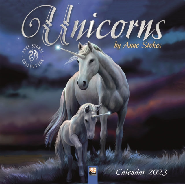 Unicorns by Anne Stokes Wall Calendar 2023 (Art Calendar)-9781804170090