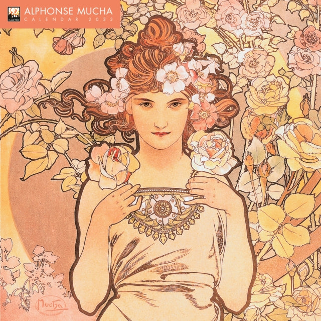 Alphonse Mucha Wall Calendar 2023 (Art Calendar)-9781804170250