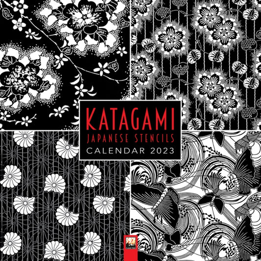 MoDA Japanese Stencils: Katagami Wall Calendar 2023 (Art Calendar)-9781804170809