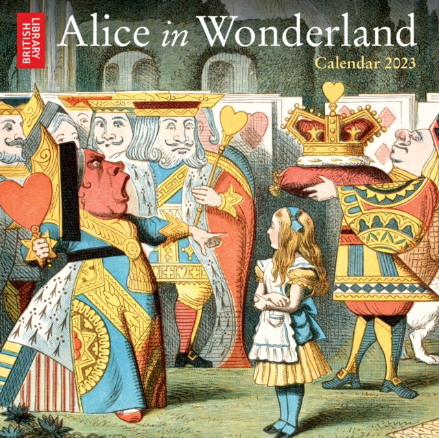 British Library: Alice in Wonderland Mini Wall Calendar 2023 (Art Calendar)-9781804171059