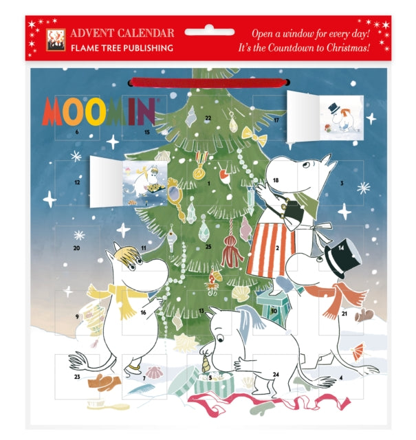 Moomin: Decorating the Christmas Tree Advent Calendar (with stickers)-9781804171561