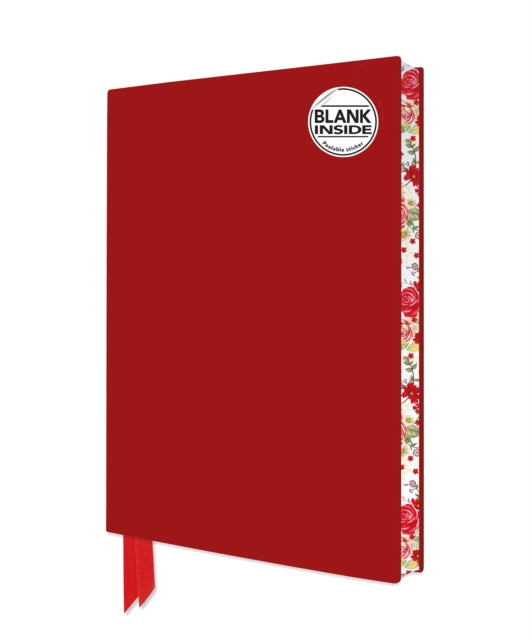Red Blank Artisan Notebook (Flame Tree Journals)-9781804172834