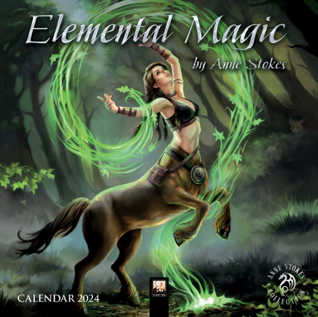 Anne Stokes: Elemental Magic Mini Wall calendar 2024 (Art Calendar)-9781804174784