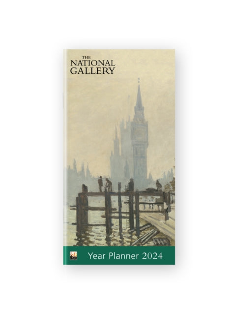 National Gallery: Monet, The Thames Below Westminster 2024 Year Planner - Month to View-9781804175125