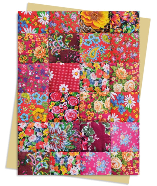 Floral Patchwork Quilt Greeting Card Pack : Pack of 6-9781804176290