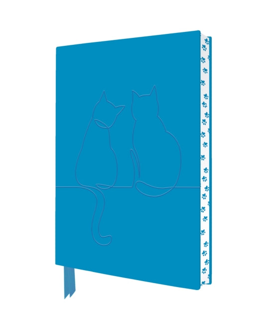 Two Happy Cats Artisan Art Notebook (Flame Tree Journals)-9781804176597