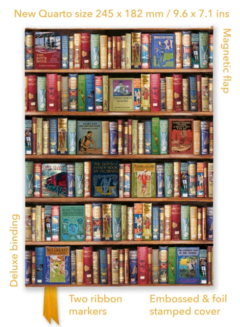 Bodleian Libraries: Hobbies & Pastimes Bookshelves (Foiled Quarto Journal)-9781804177686
