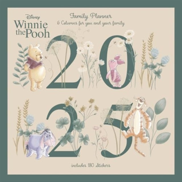 WINNIE THE POOH 2025 30X30 FAMILY PLANNER CALENDAR : 25001-9781804231401