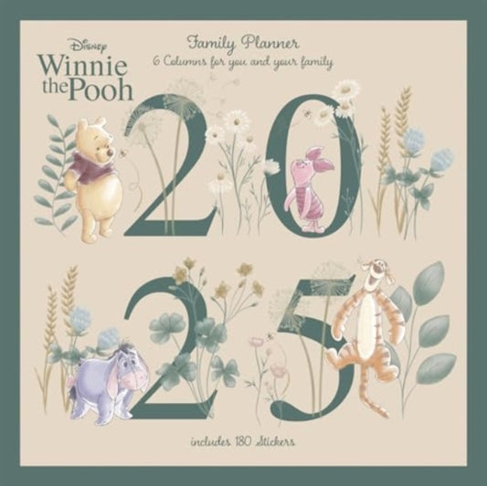 WINNIE THE POOH 2025 30X30 FAMILY PLANNER CALENDAR : 25001-9781804231401