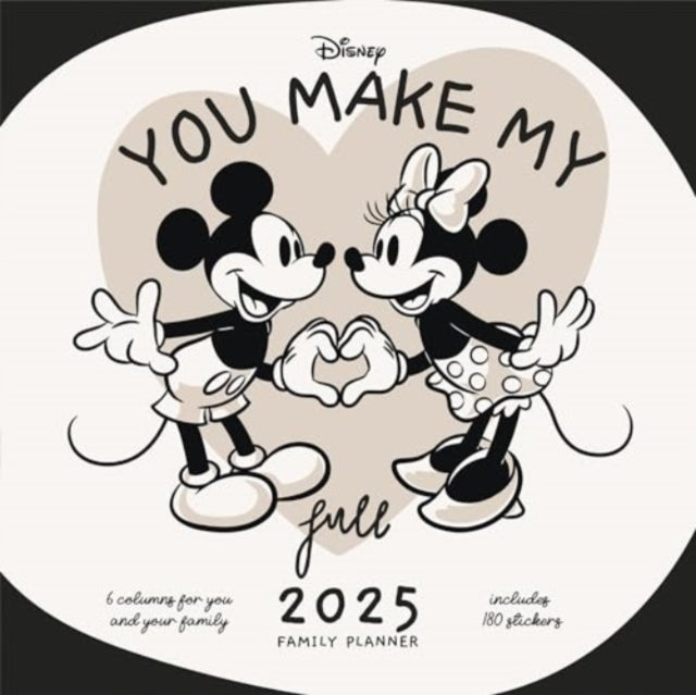 Mickey & Friends 2025 Family Planner Calendar-9781804231418