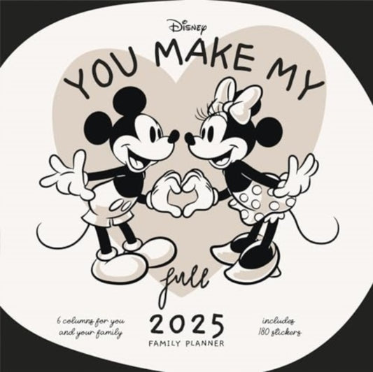 Mickey & Friends 2025 Family Planner Calendar-9781804231418