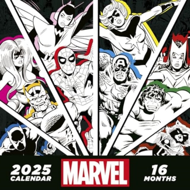 Marvel 2025  Square Calendar-9781804231494