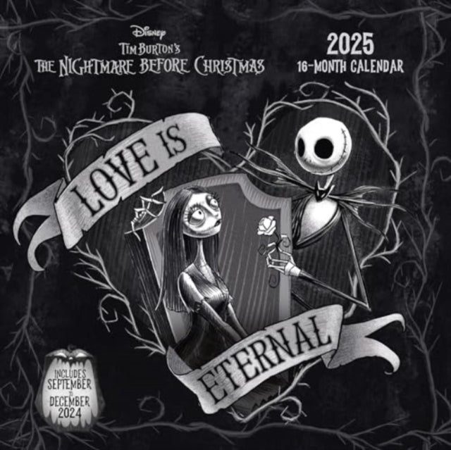 The Nightmare Before Christmas 2025 Square Calendar-9781804231586