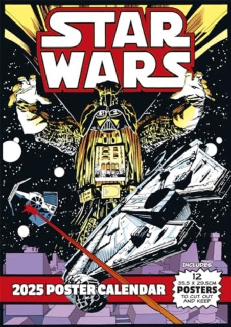 Star Wars (Classic Comic Book Covers) 2025 Poster Calendar-9781804231784