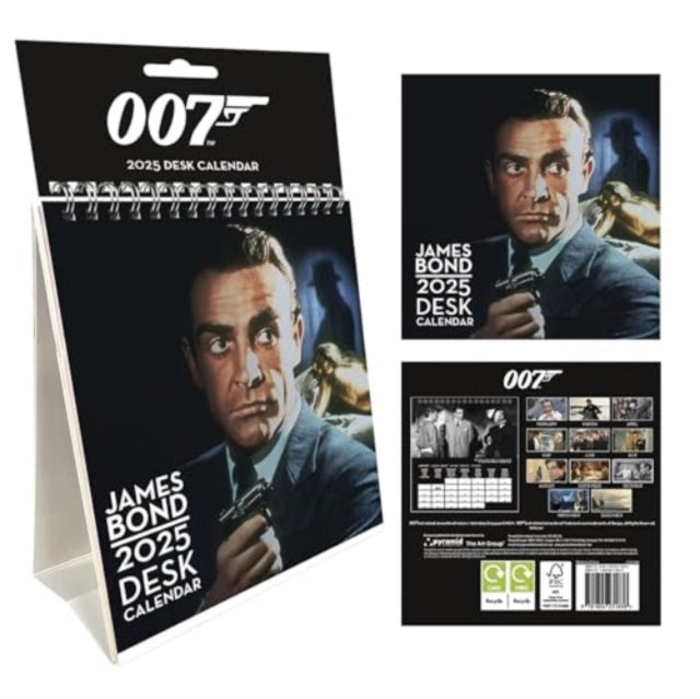 James Bond 2025 Desk Calendar-9781804231838