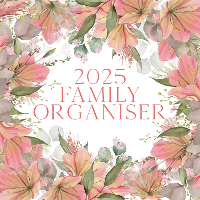 Family Organiser 2025 Square Wall Calendar-9781804425398