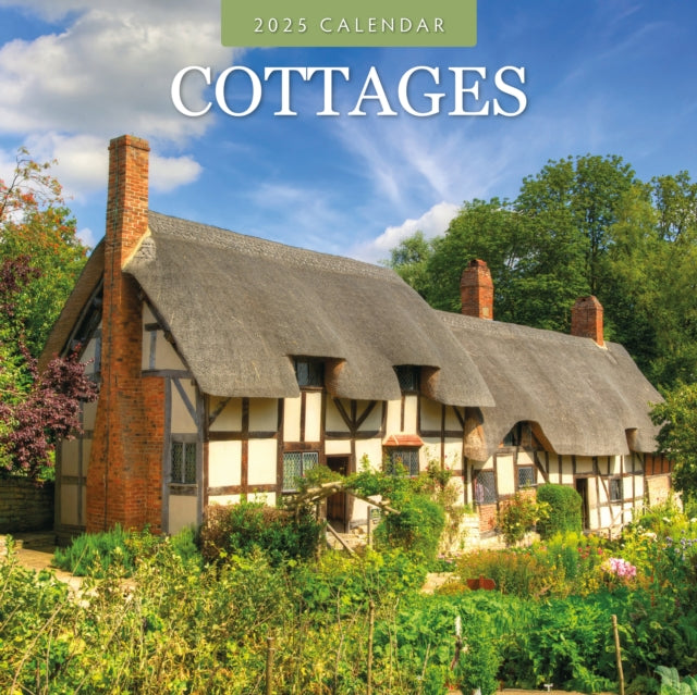 Cottages 2025 Square Wall Calendar-9781804425848