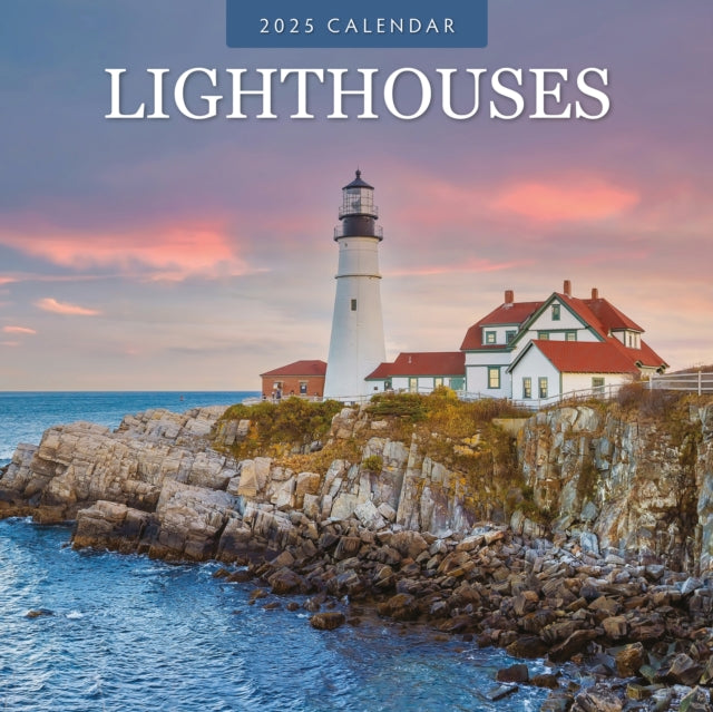 Lighthouses 2025 Square Wall Calendar-9781804425893