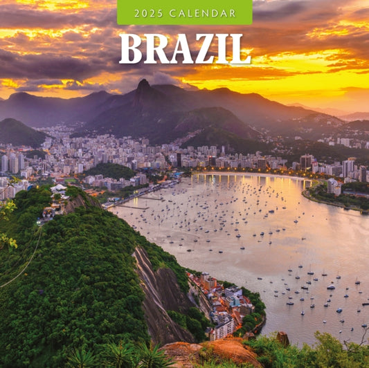 Brazil 2025 Square Wall Calendar-9781804426203