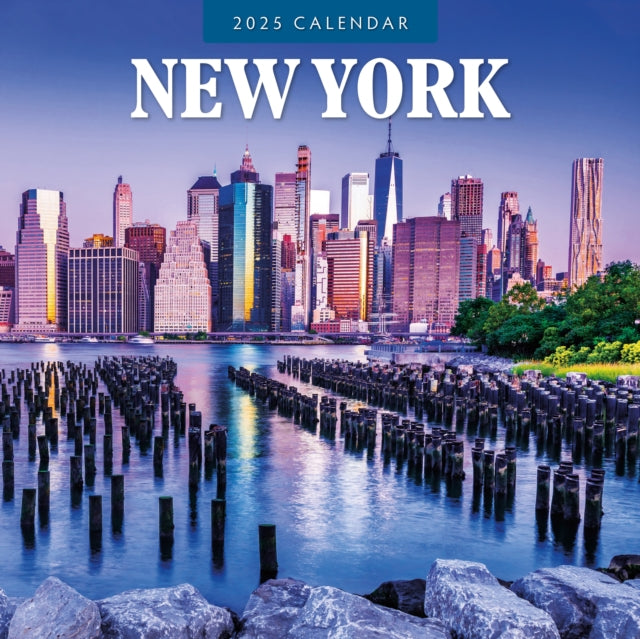 New York 2025 Square Wall Calendar-9781804426371
