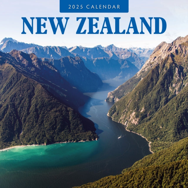 New Zealand 2025 Square Wall Calendar-9781804426388