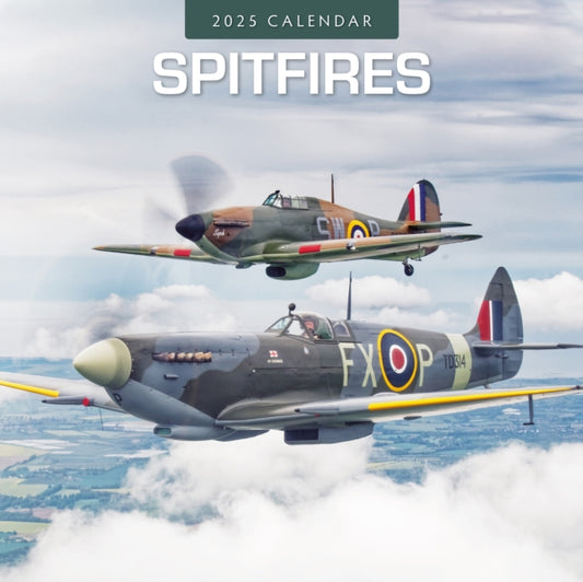 Spitfires 2025 Square Wall Calendar-9781804426722