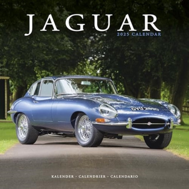 Jaguar Calendar 2025  Square Car Wall Calendar - 16 Month-9781804604724