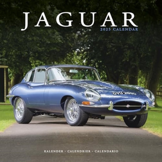 Jaguar Calendar 2025  Square Car Wall Calendar - 16 Month-9781804604724