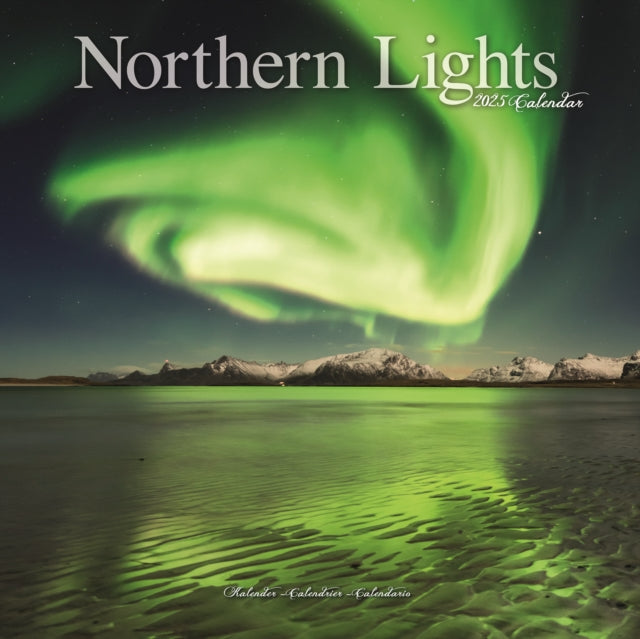 Northern Lights Square Wall Calendar 2025-9781804604786