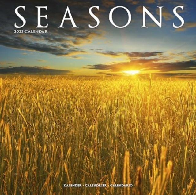 Seasons Calendar 2025  Square Scenic Wall Calendar - 16 Month-9781804604854