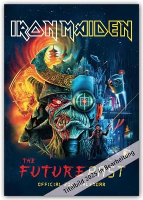Official Iron Maiden A3 Calendar 2025-9781835270349